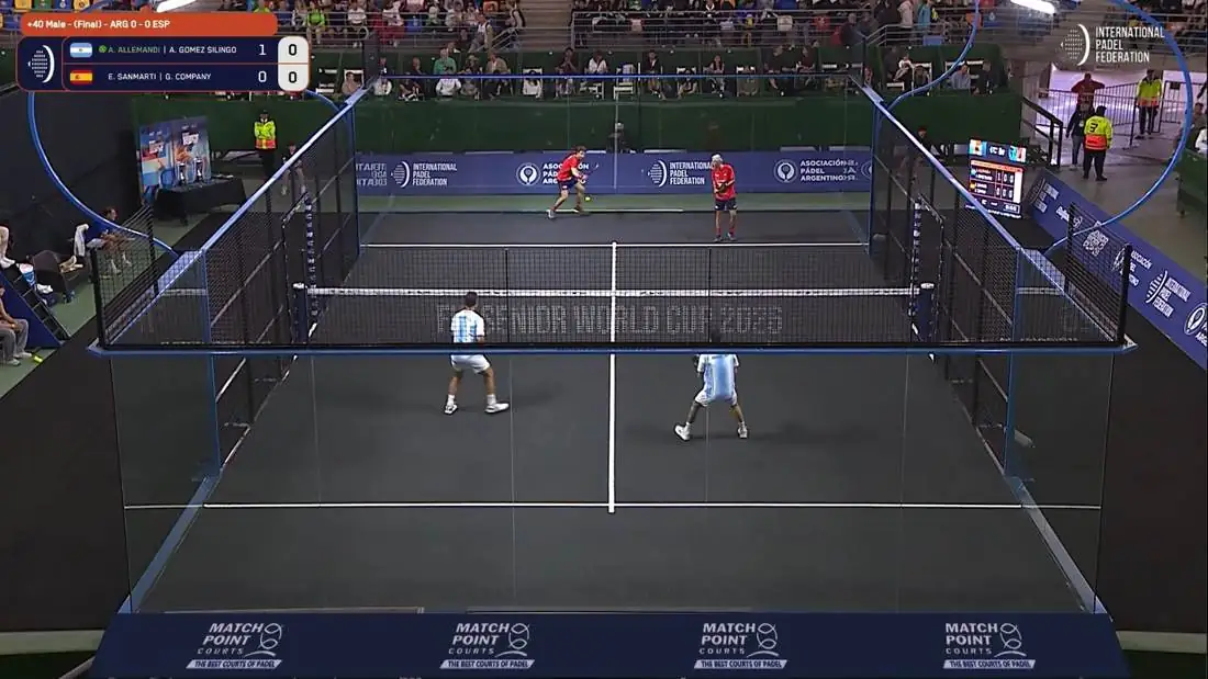 Transmisión de la final del FIP Senior World Cup con el paquete gráfico de Posta